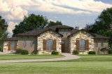 Southwest House Plan - 76616 - Front Exterior