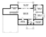 Craftsman House Plan - 40284 - Basement Floor Plan