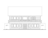 Secondary Image - Cottage House Plan - 55625 - Rear Exterior
