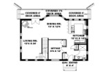 Cottage House Plan - 55625 - 1st Floor Plan
