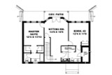 Cottage House Plan - 55625 - Basement Floor Plan