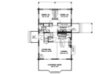Mountain Rustic House Plan - 87649 - 1st Floor Plan