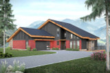 Modern House Plan - Sunset Bay 41391 - Front Exterior