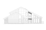 Modern House Plan - Sunset Bay 41391 - Front Exterior