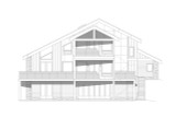 Modern House Plan - Sunset Bay 41391 - Rear Exterior