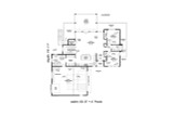 Modern House Plan - Sunset Bay 41391 - 1st Floor Plan