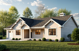Ranch House Plan - Charles 90375 - Front Exterior