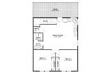 Craftsman House Plan - Klemetson Garage 96732 - 2nd Floor Plan