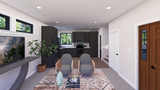 Modern House Plan - Kretschmer ADU 87359 - Living Room