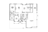 Traditional House Plan - 31704 - 1st Floor Plan