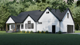Farmhouse House Plan - 86785 - Rear Exterior