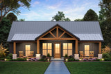 Farmhouse House Plan - Country View 36005 - Front Exterior