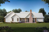 Secondary Image - Farmhouse House Plan - Oxford 2 70109 - Rear Exterior