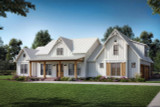 Farmhouse House Plan - Oxford 2 70109 - Right Exterior