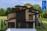 Contemporary House Plan - Lakeland 72813 - Left Exterior
