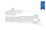 Contemporary House Plan - Lakeland 72813 - Rear Exterior