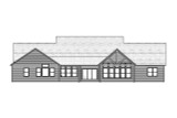 Farmhouse House Plan - 61199 - Rear Exterior