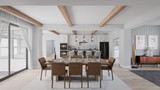 Farmhouse House Plan - 61199 - Dining Room