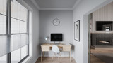 Farmhouse House Plan - 61199 - Office