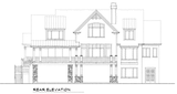 Traditional House Plan - Mountain Lake House 85632 - Rear Exterior