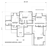 Traditional House Plan - Mountain Lake House 85632 - 2nd Floor Plan