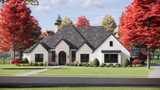 French Country House Plan - 33218 - Right Exterior
