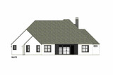French Country House Plan - 33218 - Rear Exterior