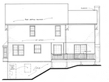 Traditional House Plan - Crestline 45900 - Rear Exterior