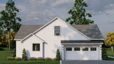 Farmhouse House Plan - Three Winds II 45458 - Left Exterior