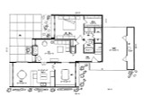 Modern House Plan - 96129 - 1st Floor Plan