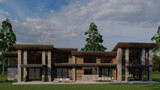 Contemporary House Plan - Alpine Retreat 86398 - Front Exterior
