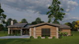 Contemporary House Plan - Alpine Retreat 86398 - Rear Exterior