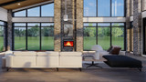 Contemporary House Plan - Alpine Retreat 86398 - Great Room