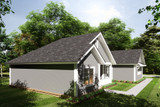 Traditional House Plan - Rockwood 11846 - Left Exterior