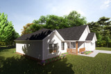 Craftsman House Plan - Fernbank 51155 - Left Exterior