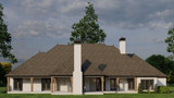 Classic House Plan - Callista 79154 - Rear Exterior