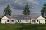 Traditional House Plan - Carriage Hill II 42789 - Rear Exterior
