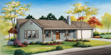 Ranch House Plan - Henry 87565 - Front Exterior