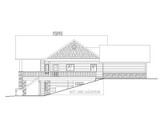 Mountain Rustic House Plan - 31505 - Left Exterior