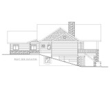 Mountain Rustic House Plan - 31505 - Right Exterior