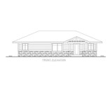Prairie House Plan - 34873 - Front Exterior