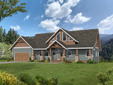 Craftsman House Plan - 38323 - Front Exterior