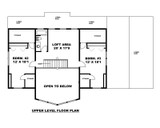 Craftsman House Plan - 38323 - 2nd Floor Plan