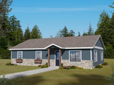 Craftsman House Plan - 51793 - Front Exterior