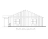 Craftsman House Plan - 51793 - Right Exterior