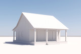 Secondary Image - Farmhouse House Plan - Knoll Top 49437 - Rear Exterior