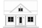 Farmhouse House Plan - Knoll Top 49437 - Exterior