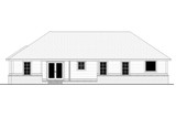 Country House Plan - Luckett 28887 - Rear Exterior
