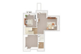 Farmhouse Plan - Silver Lake 63818 - Basement Birds Eye View - Other Floor Plan