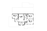 Modern House Plan - Vanderhoof 98013 - 2nd Floor Plan